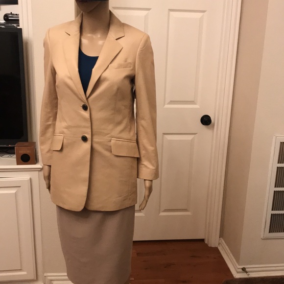 RAG & BONE Leather Charles Blazer Sz 0 - Picture 4 of 10